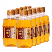 胡姬花古法小榨花生油4L(400ml*10)小瓶组合装宿舍 家用凉拌炒菜 烧烤串野餐小瓶食用油