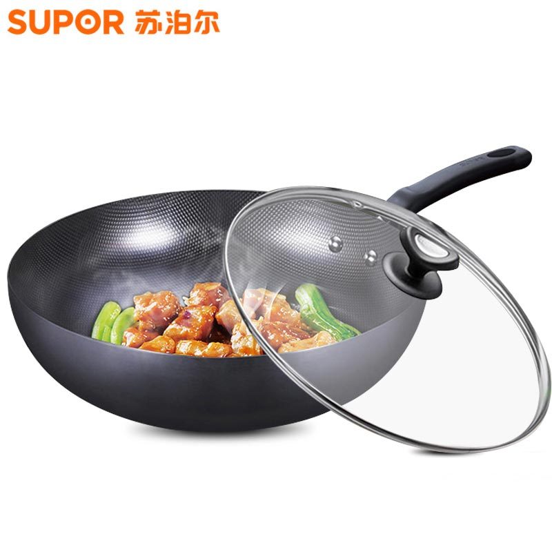 苏泊尔(SUPOR )真不锈健康铁炒锅FC30T4铁锅