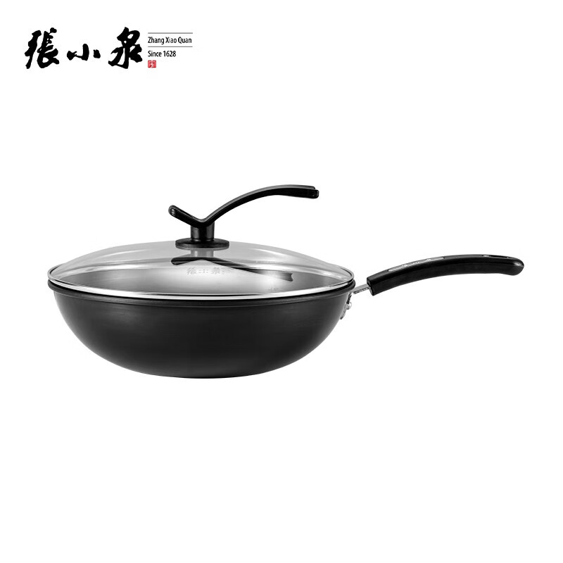 张小泉(SINCE 1628)张小泉万家简品炒锅C30330100 炒菜锅具电磁炉燃气煤气灶通用 LJ高清大图