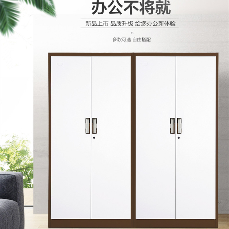 钜晟办公家具钢制文件柜薄边对开文件柜
