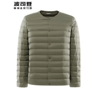 波司登男士秋冬羽绒服V领短款中老年男装内恤B90130005