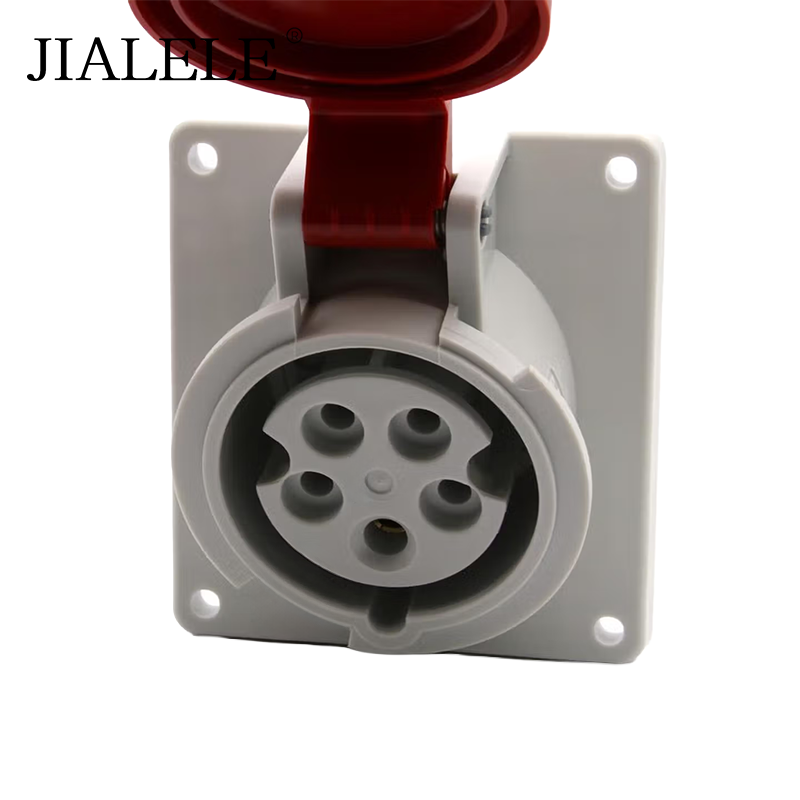 JIALELE 航空插座 斜32A 5孔 个高清大图