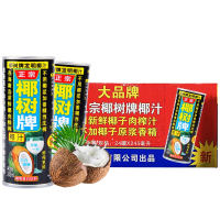 椰树 椰汁正宗椰树牌椰子汁饮料 245ml*24罐 植物蛋白椰奶家庭办公室休闲饮品果味早餐桌饮料品新老包装随机发货