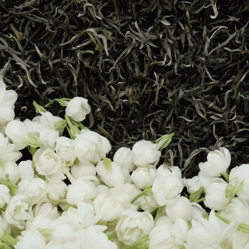 海茗清 茉莉龙珠 250g 桶高清大图