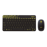 罗技(Logitech) MK240 Nano无线键鼠套装笔记本电脑键盘薄膜便携键 紧凑型 黑色