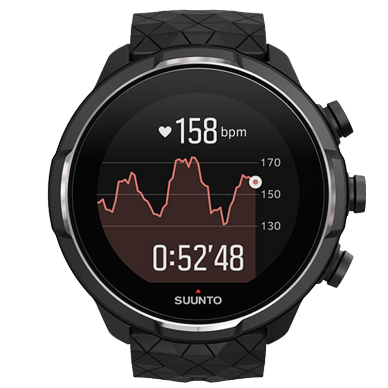 颂拓SUUNTO9 BARO钛合金版松拓旗舰级户外运动手表光电心率GPS气压海拔多功能登山铁三表游泳跑步骑行跑步智能表