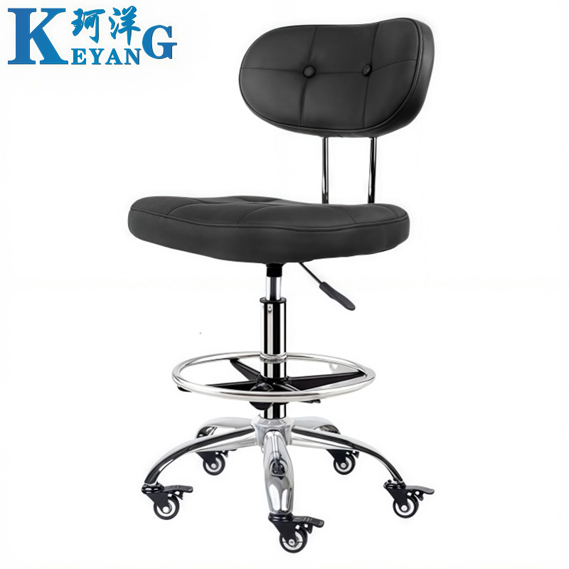 珂洋 吧台椅 锁定滑轮 把高清大图