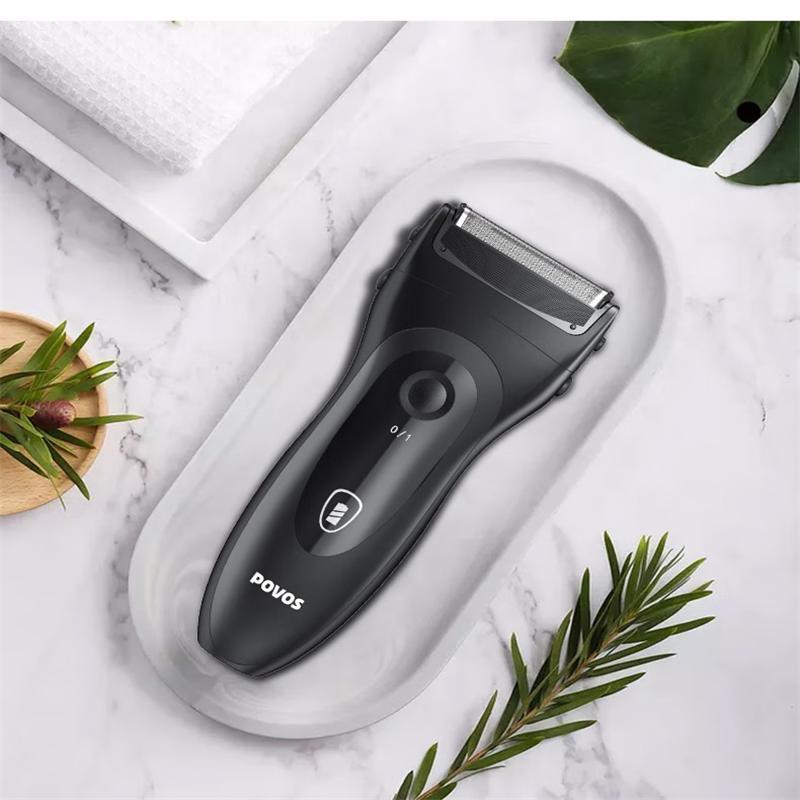 奔腾povos车载双刀头往复式电动剃须刀男士刮胡刀充电轻便胡须刀PS6106高清大图
