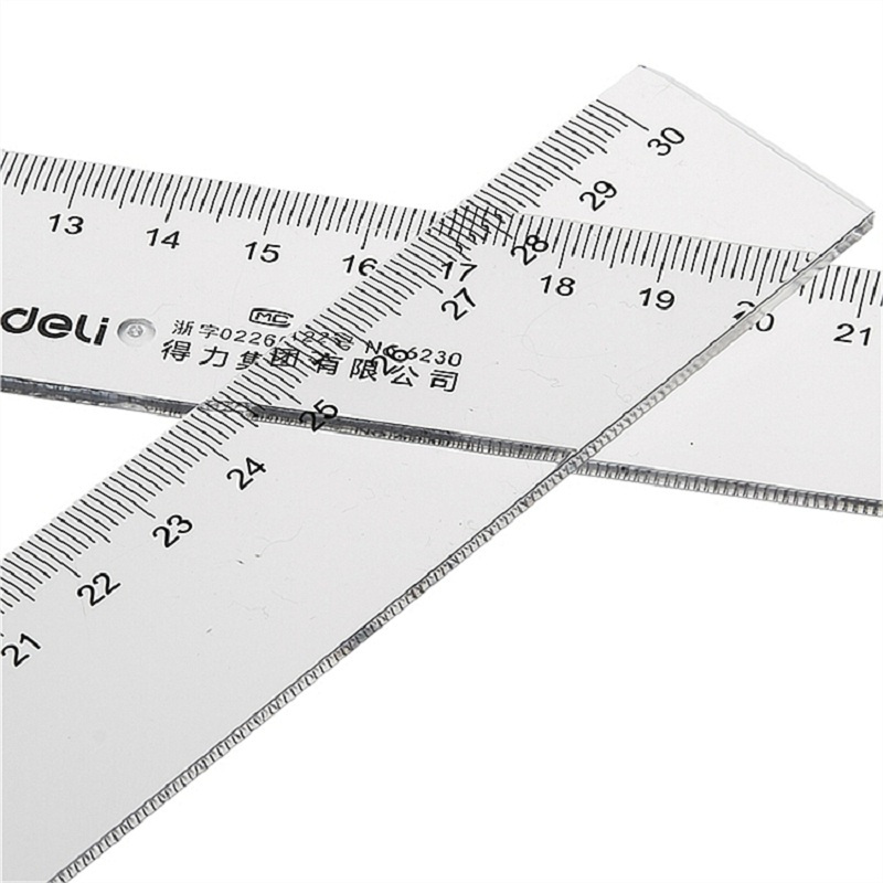 得力6230直尺30cm(只)*20