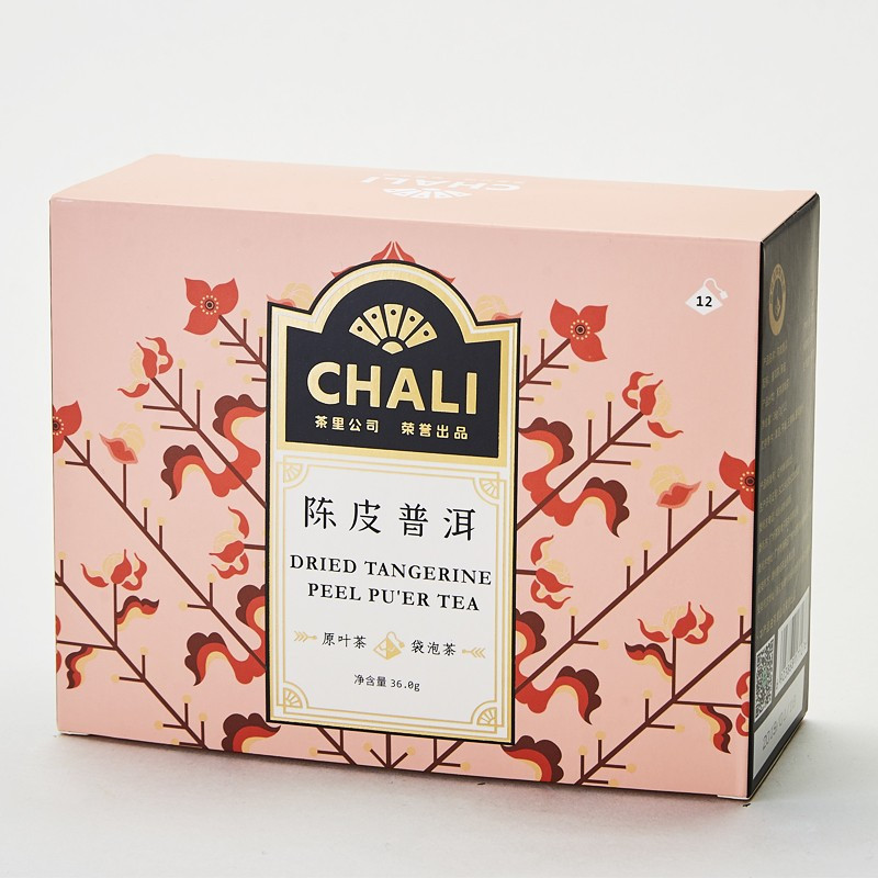 茶里 陈皮普洱12包独立包装盒装36g高清大图