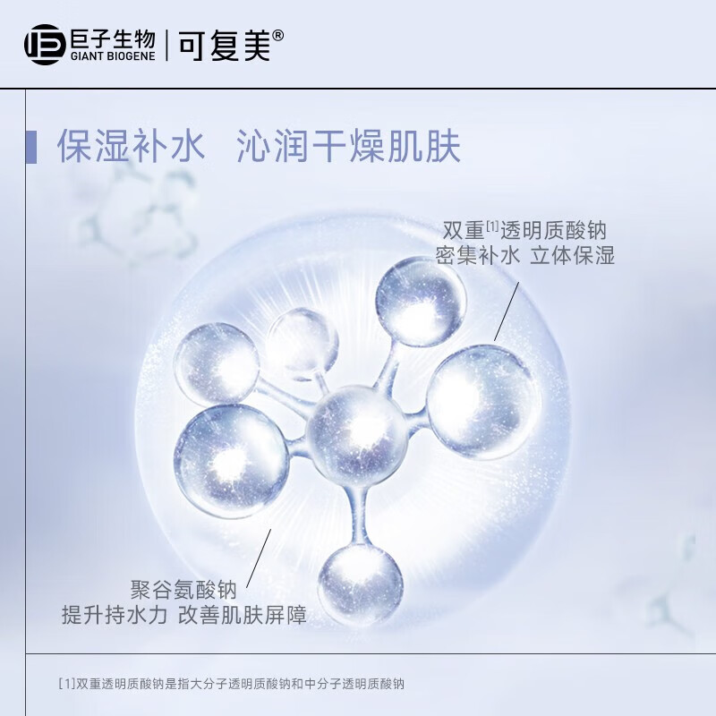可复美 透明质酸钠水润贴25g-5片(大水膜)高清大图