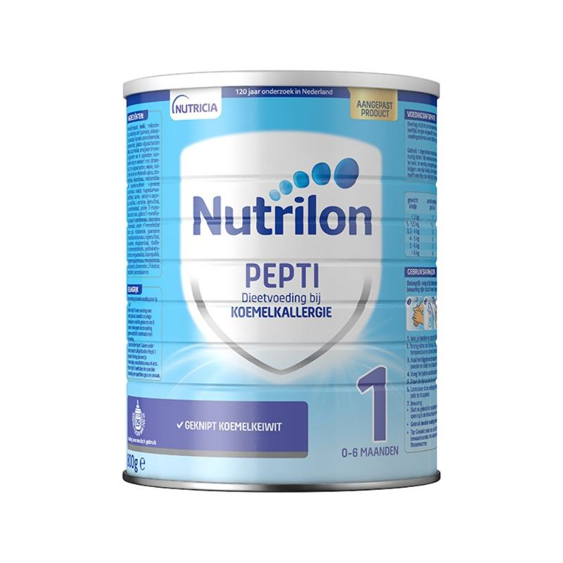 原装进口荷兰Nutrilon牛栏诺优pepti深度水解治牛奶蛋白质过敏湿疹腹泻特殊配方奶粉1段3-6月;0-3月800克高清大图