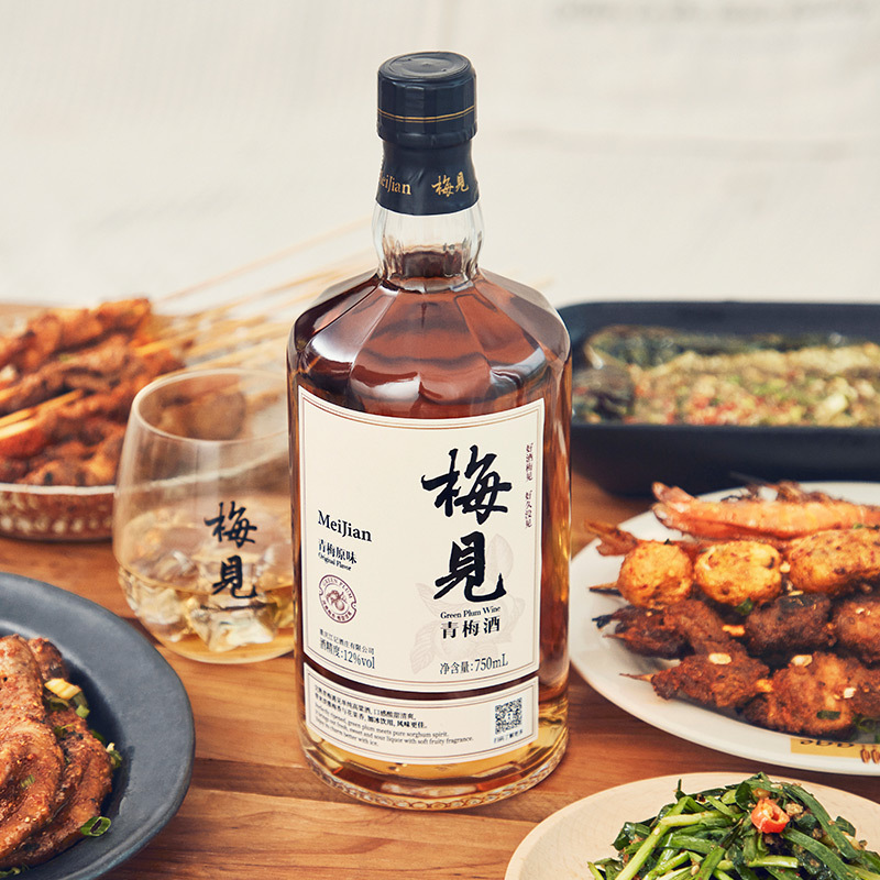 梅见 青梅酒12度750ml*6瓶箱装普宁 青梅 低度微醺 果酒