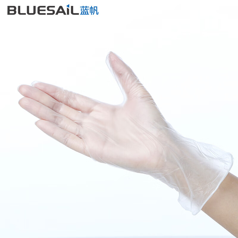 蓝帆医疗 医用橡胶手套 中号高清大图