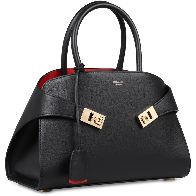 Ferragamo女包箱包小香风粒纹牛皮单肩手提包金属链条锁扣内拉链口袋防摔角