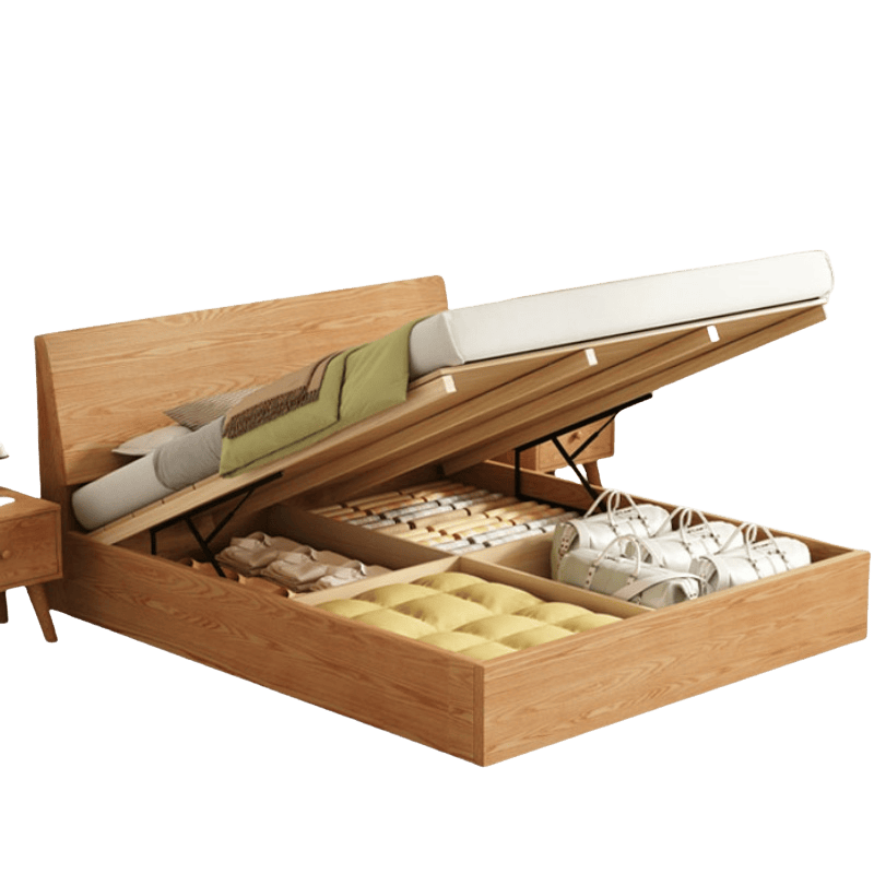 鑫木樽高箱床200*150*85cm张高清大图