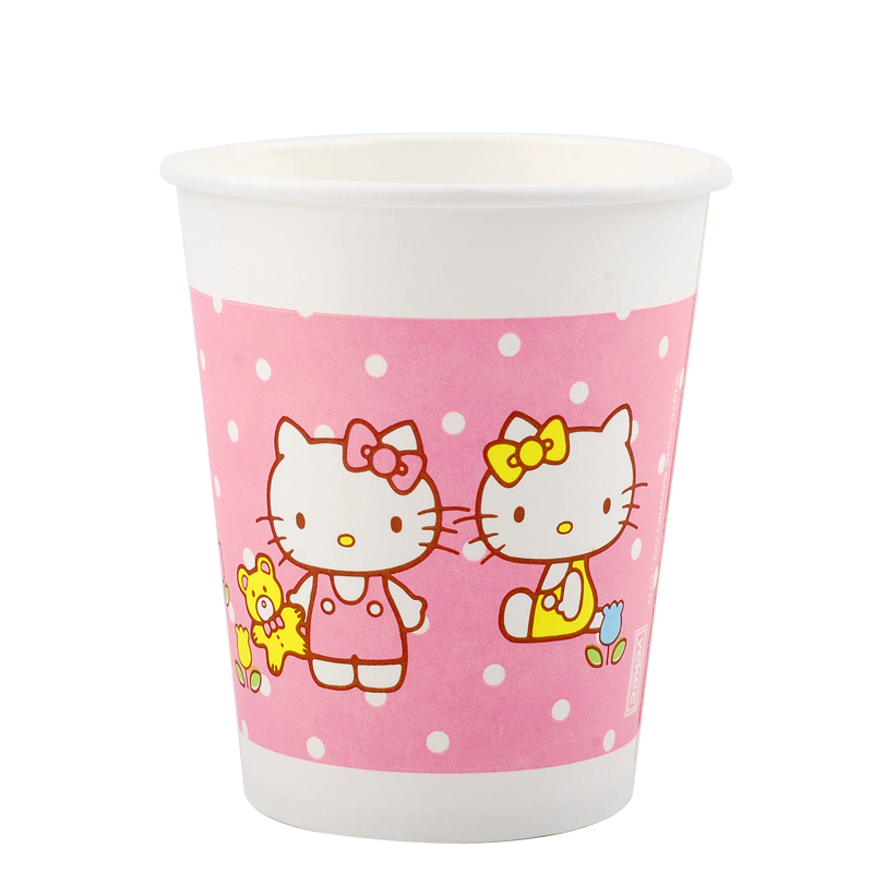 宜洁K-9559KT欢乐家庭加厚纸杯250mL50只 单位:包高清大图