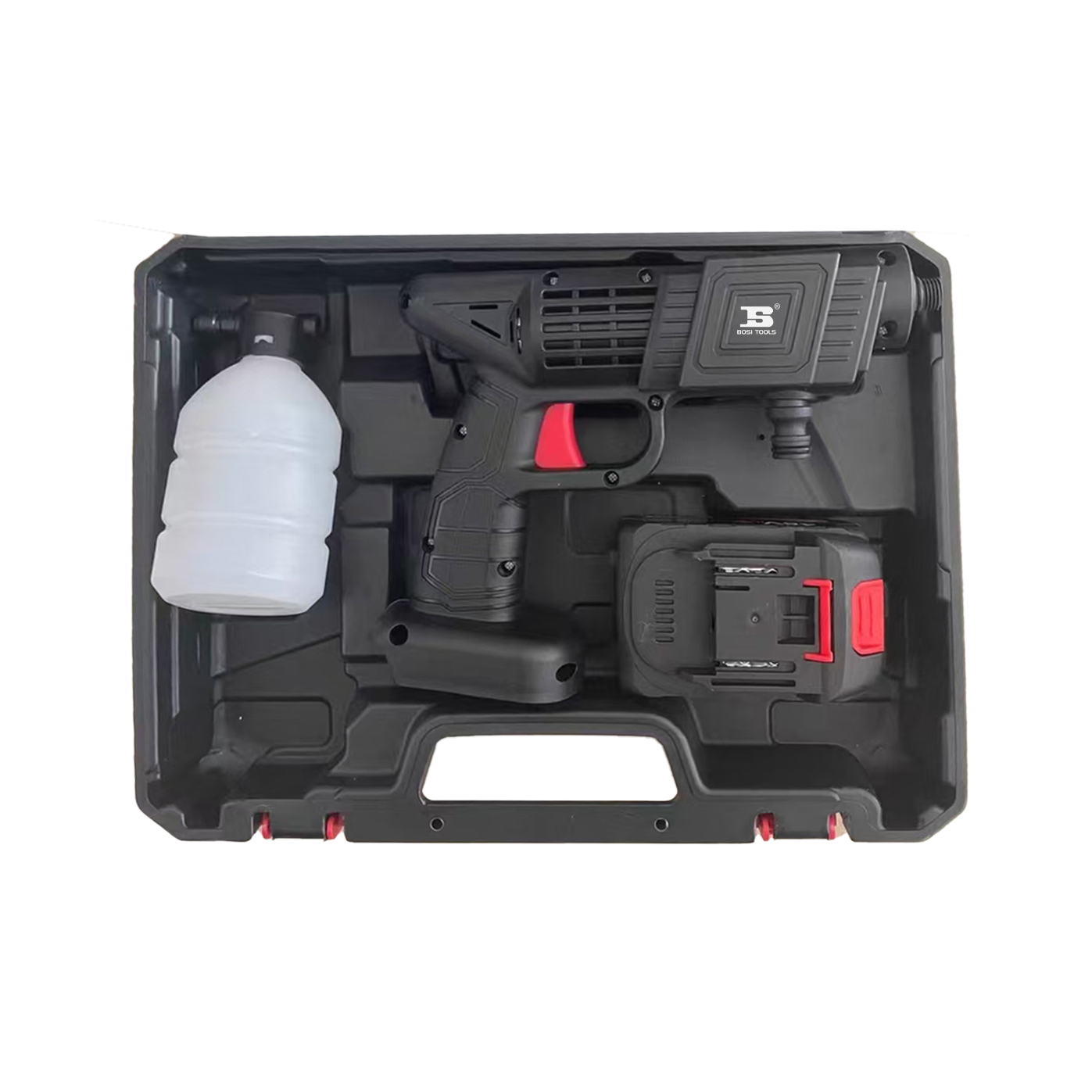 波斯(BOSI)锂电喷水枪 两电一充 BST31235 台高清大图