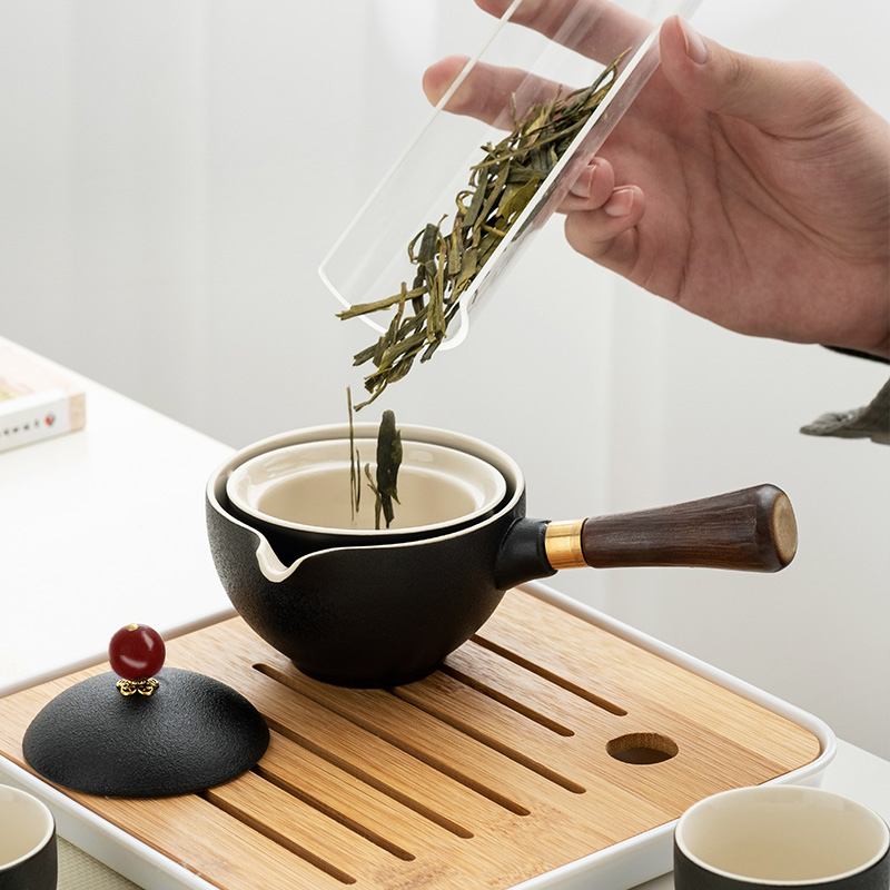金镶玉 雅黑创意旋转 茶具高清大图
