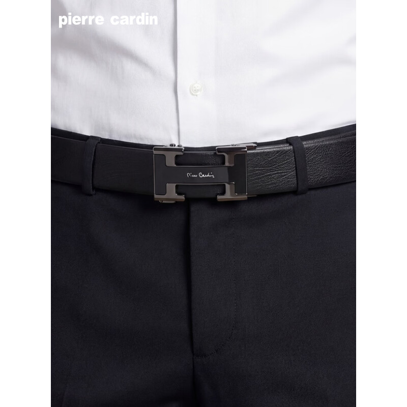 皮尔卡丹(pierre cardin)新款休闲男式自动扣皮带 W42814441-6A高清大图