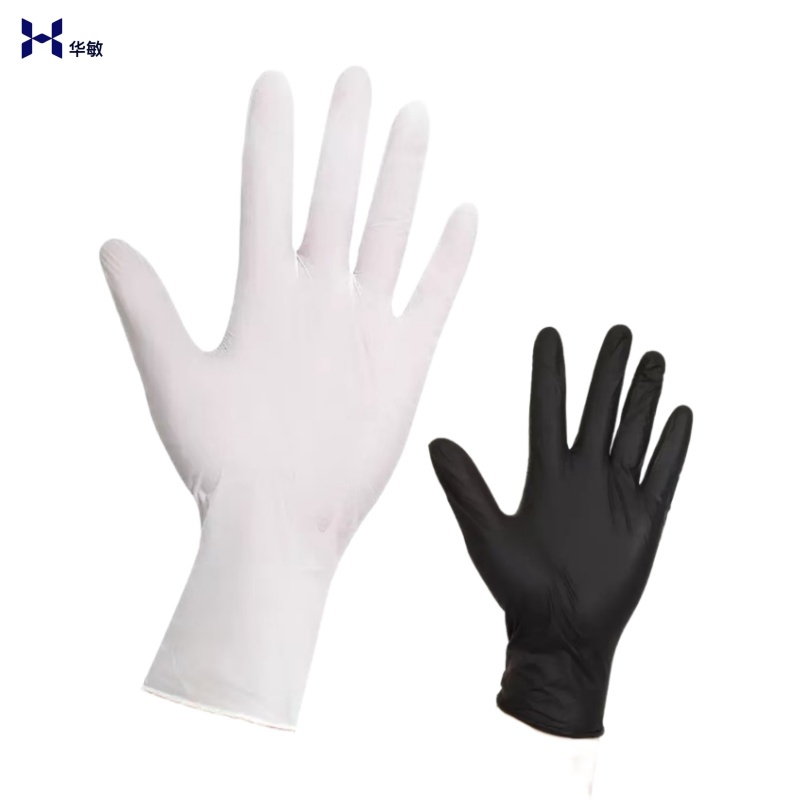 华敏 一次性手套 丁腈 副高清大图