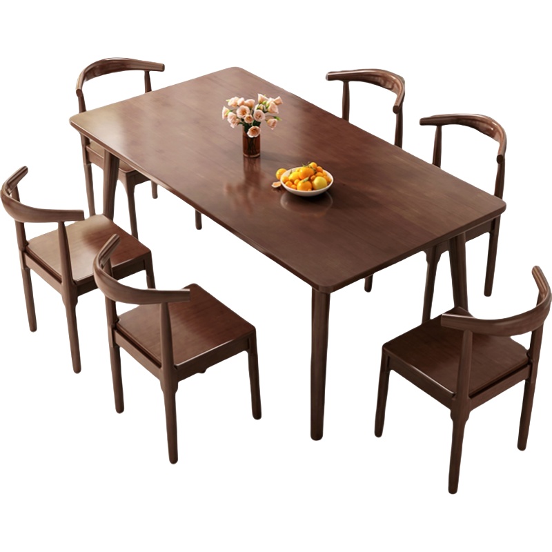 演发 餐桌一桌四椅 套高清大图