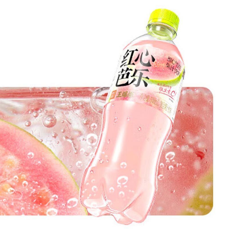 果汁熟了 红心芭乐维C气泡 500ml15瓶 箱高清大图