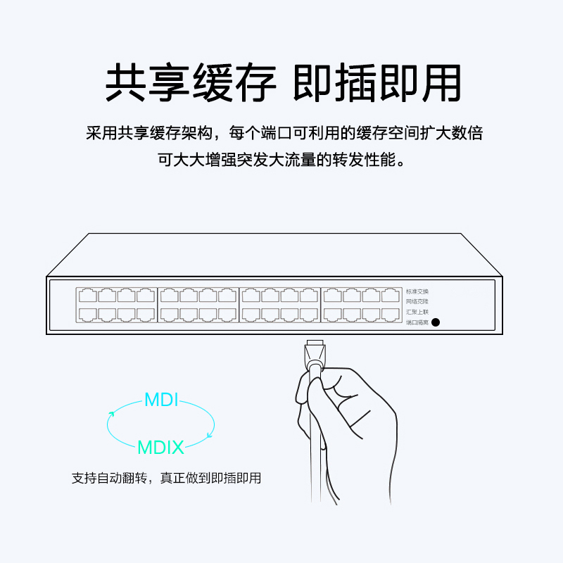 华三(H3C) BS248 48口千兆非网管企业级网络云网交换机