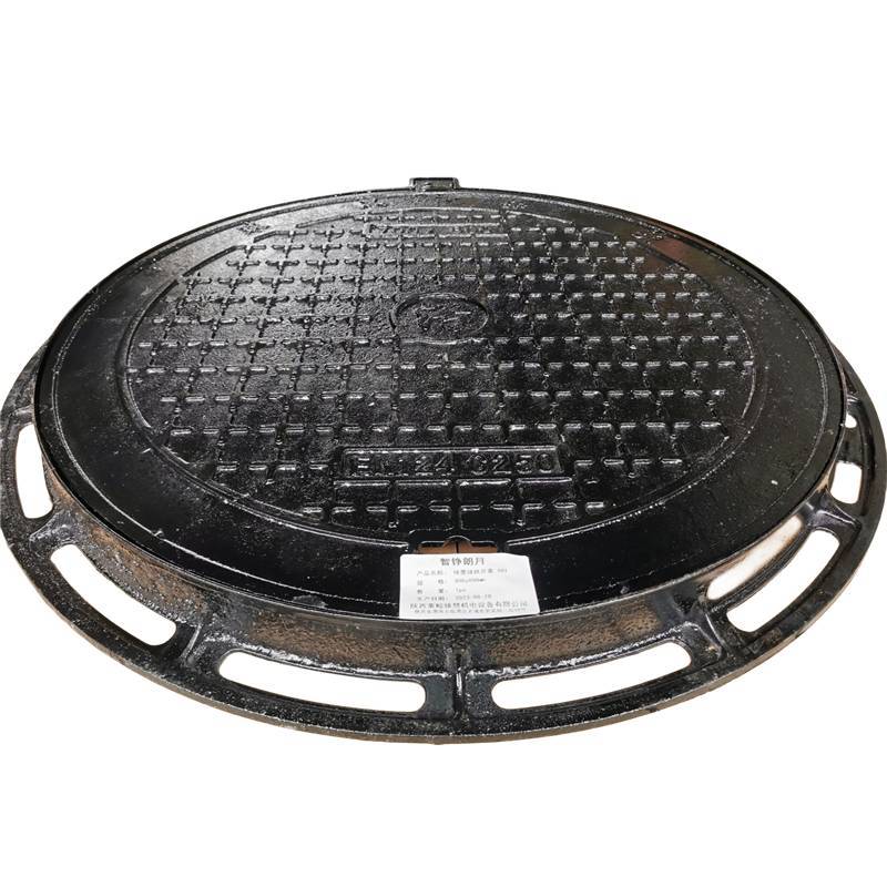 智铮朗月 球墨铸铁井盖 700x800mm 60T 个高清大图