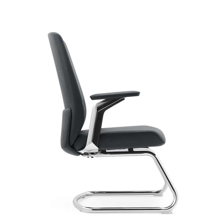 GUDONE办公椅升降旋转按摩椅高背大尺寸旋转舒适办公椅高清大图