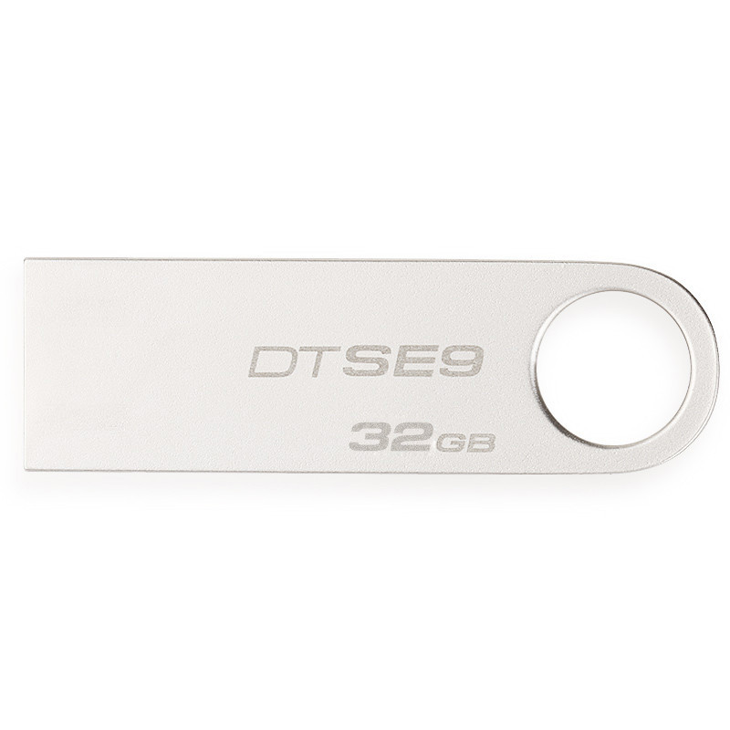 金士顿 DTSE9H/32GB U盘 超薄金属外壳 32G (单位:个)