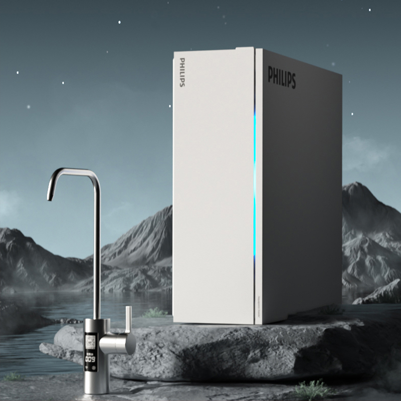飞利浦(philips)净水器家用900g大通量直饮水机ro反渗透厨下净水器u22