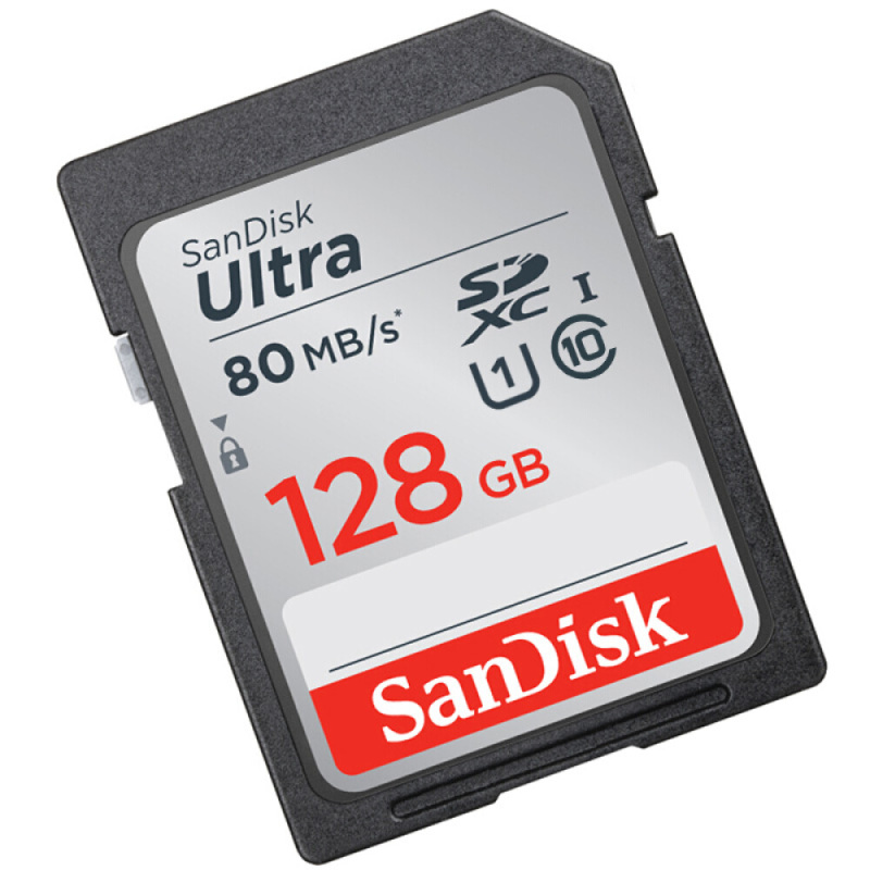 闪迪(SanDisk)SDSDUNC-128G SD至尊高速存储卡/读速80MB/s