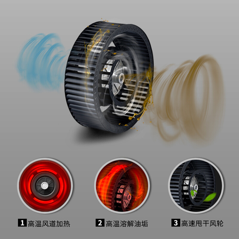 欧琳/oulin集成灶一体灶双层消毒保洁柜自动清洗家用环保灶侧吸下排式HE1X 液化气