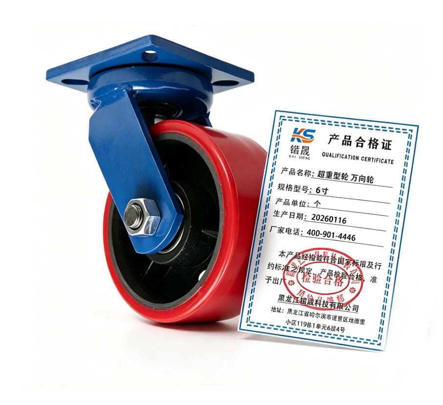 锴晟 超重型轮 万向轮 6寸 个高清大图
