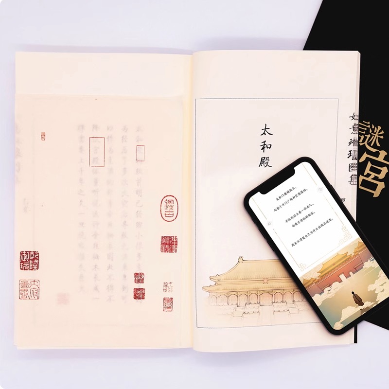 [正版]央视网x奥秘之家谜宫如意琳琅图籍 赠18件附件迷宫金榜题名 永乐疑阵 推理烧脑互动解谜游戏书迷宫如意琳琅图集解高清大图