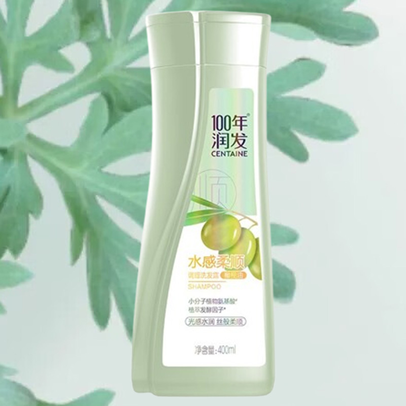 100年润发洗发水控油保湿水油平衡水感柔顺款400ml(包装随机)高清大图