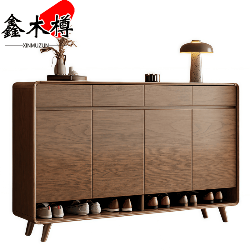 鑫木樽鞋柜140*34.5*100cm个高清大图