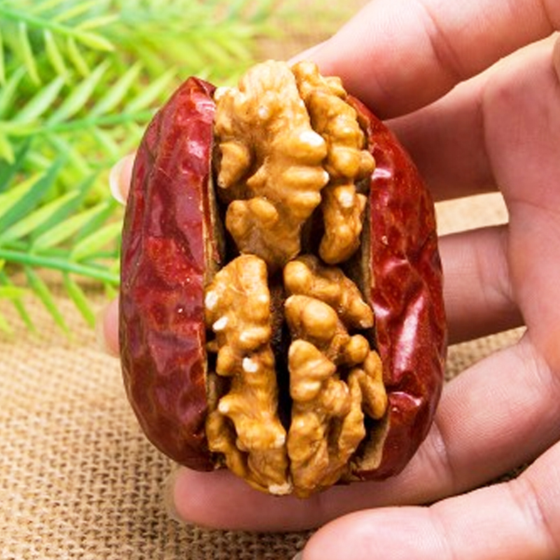 宁百晟枣夹核桃500g/袋高清大图