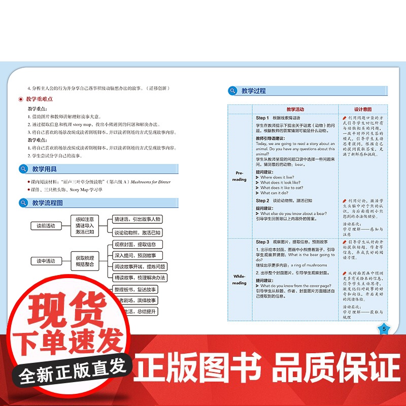 [外研社]丽声三叶草分级读物 第六级 教师用书高清大图