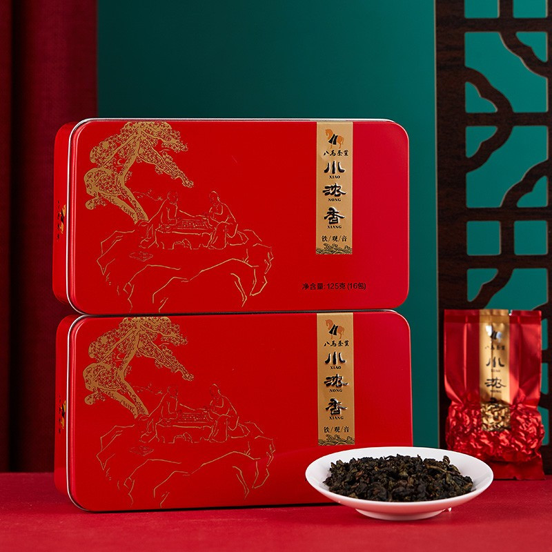 BMCY 八马茶叶 anxi 铁观音特级浓香型乌龙茶 小浓香1号礼盒装250g