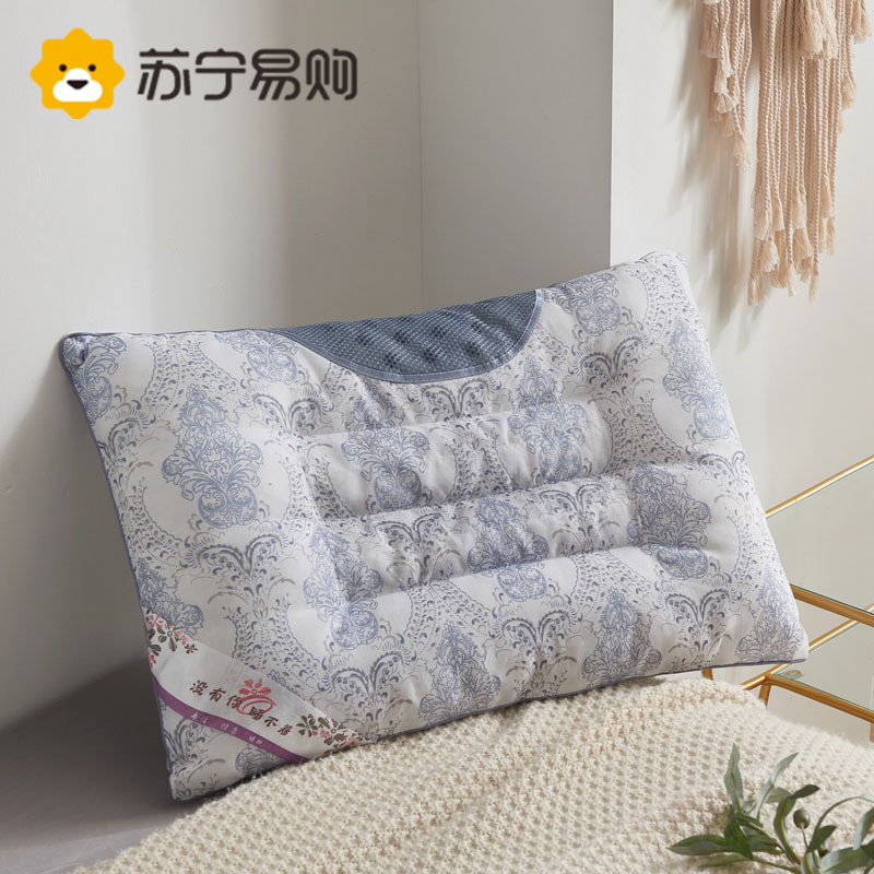 奂米决明子艾草枕头枕芯家用单人双人枕头芯护颈椎助睡眠女男一对814-3