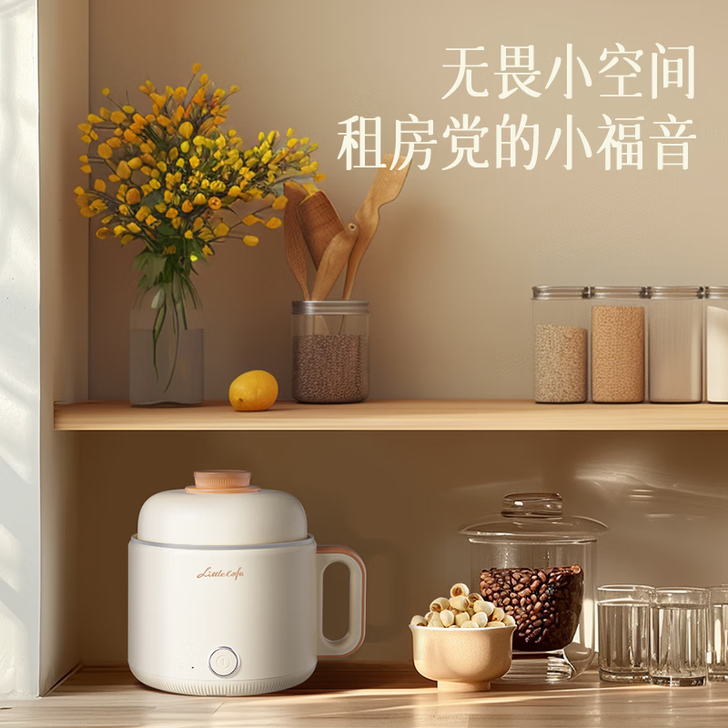 小画仙 学生寝室一体泡面多功能锅1.6L电煮锅 LDZG-0106高清大图