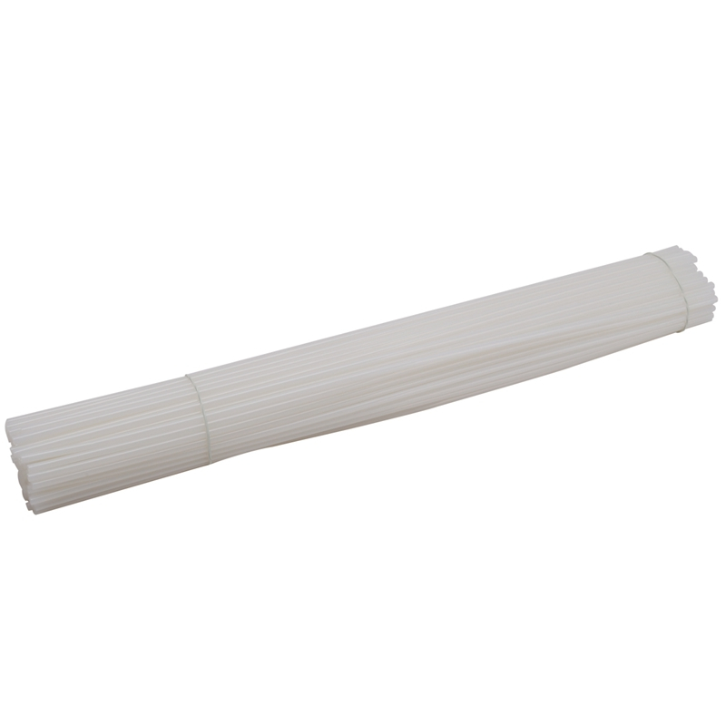 得力(deli)3832 5mm装订铆管100支/盒 5mm*500mm装订器用热熔胶管 尼龙管塑料管高清大图