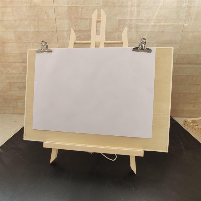 桌面画板架儿童绘画素描练习支架99一套带纸夹画板