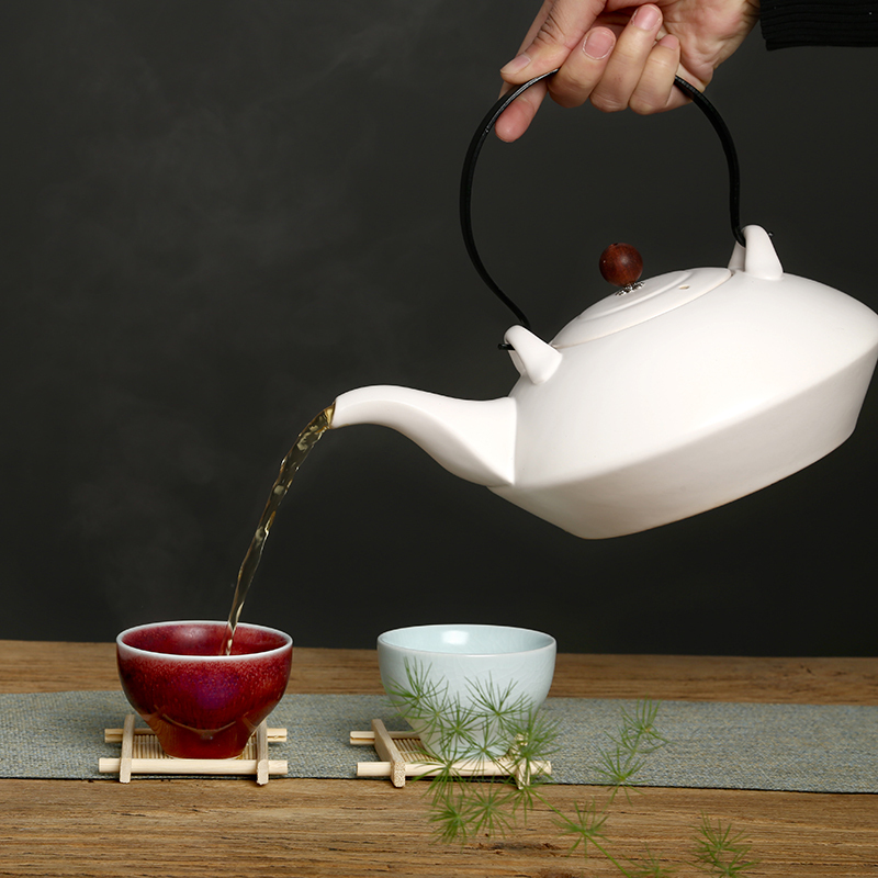 常生源 功夫茶具蒸茶器煮茶器电陶炉整套套装 神灯煮茶套组