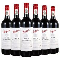 奔富（penfolds）红酒 澳大利亚进口红酒 奔富bin8干红葡萄酒 旋塞750ml*6瓶整箱