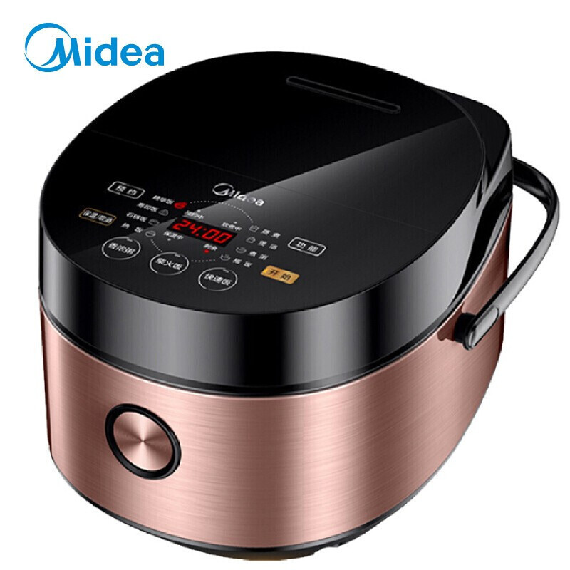 美的 (Midea) 电饭煲5L/升 多功能家用24小时预约电饭锅匠铜聚能釜不粘锅不溢锅触摸操控易清洗 FB50E511