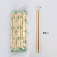 4.5宽*19.5cm圆筷(偏细) 100双 一次性筷子家用外卖独立包装干净卫生饭店专用筷普通商用筷子批发