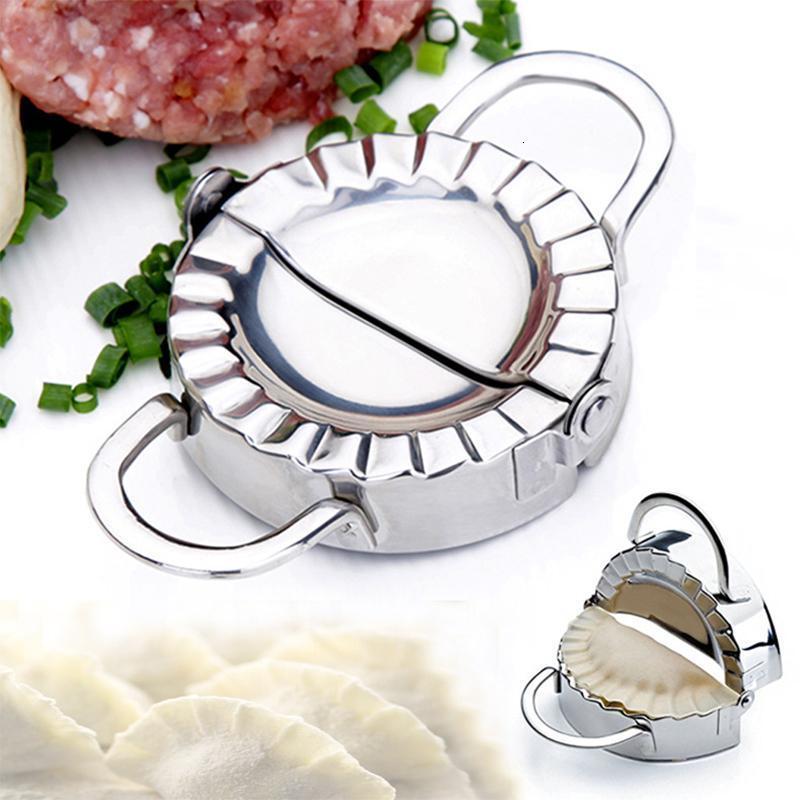 家英 不锈钢包饺子器套装家用神奇做捏切水饺皮夹模具厨房手动工具神器包饺子夹包饺子神器饺子机 小号